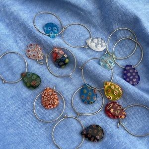 12 Charms Murano for created your own craft !!!